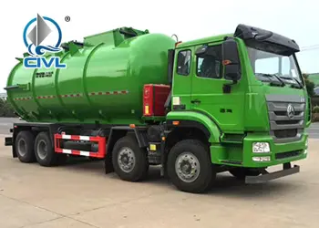 6X4 20000 Liters Vacuum Sewage Suction Truck