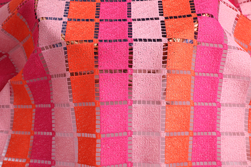 Square Chemical Lace Fabric