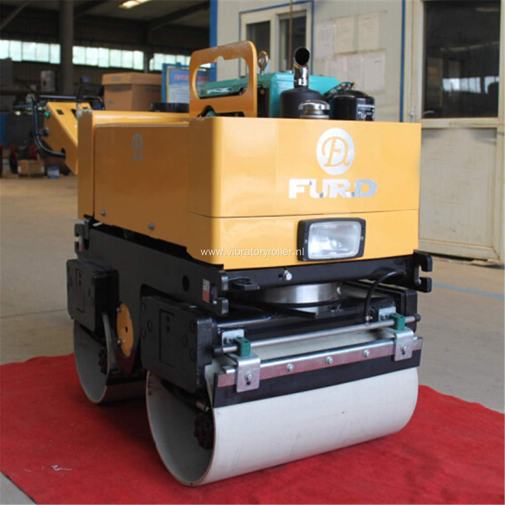 Diesel Double Drum Handheld Vibrating Road Roller