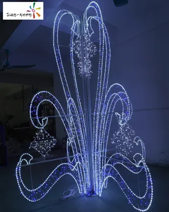 Beautiful purple led christmas motif light christmas rope led motif light
