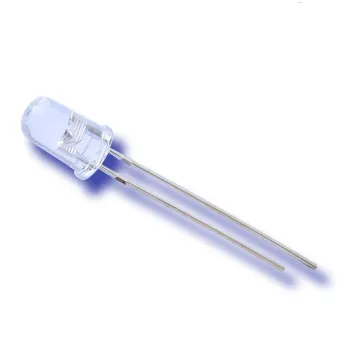 Wholesale 5mm Yellow Highlighted Transparent LED