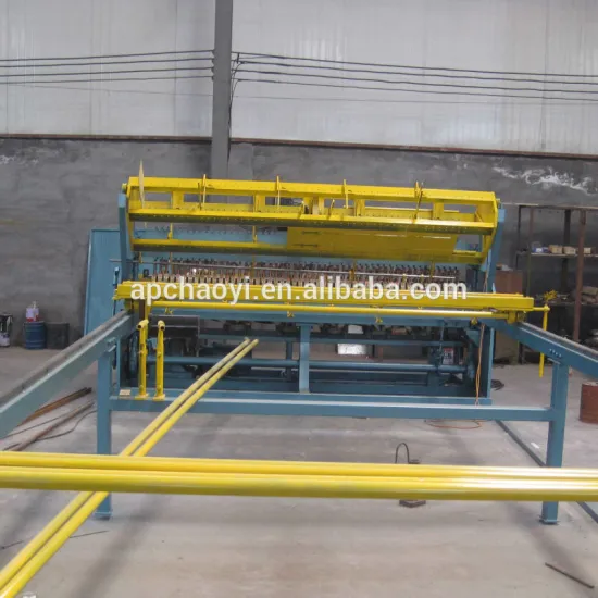 automatic welded reinforcing wire mesh machine