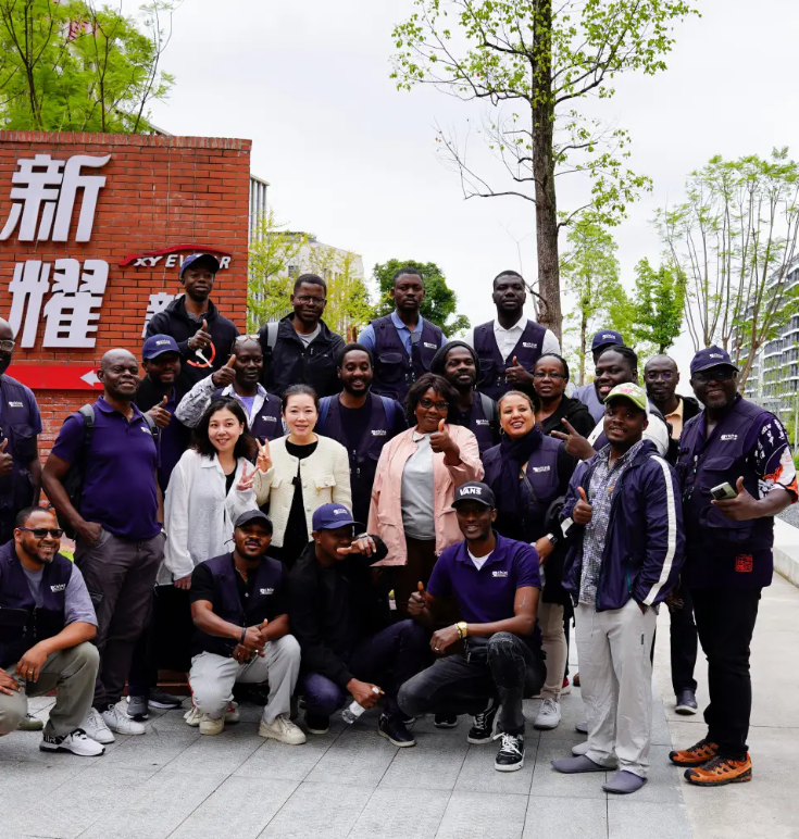 African car dealers visit Xin Yao New Energy, opening a new chapter of cooperation in new energy vehicles in 2025
