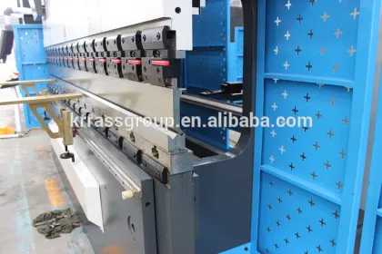 Krrass press brake with DELEM DA52 CNC control shipping to Dubai