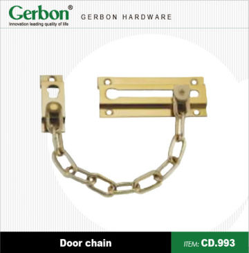 Golden Security Door Guard chain