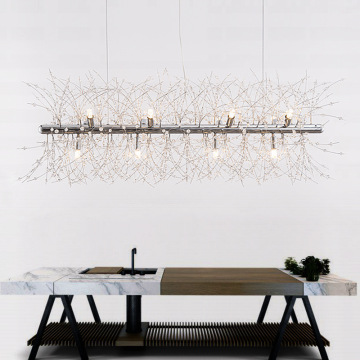 LEDER Modern Golden Beaded Chandeliers