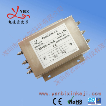 Good Suppression Three Phase Three wire EMI RFI Noise Filter