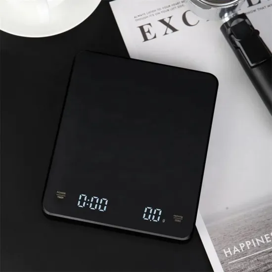 Compact smart portable coffee scale