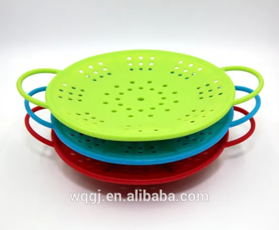 Multifunction Silicone Steamer Draining Basket Foldable Steamer Basket