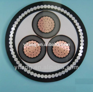 3*120mm2 Medium Voltage cu / xlpe /pvc N2XSY cable
