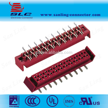 1.27mm micro match connectors,dual row,male contact,SMT,with latch red micro match,