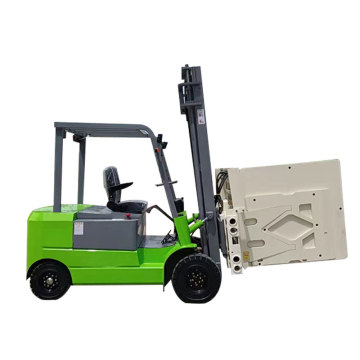 1 Ton Electric Forklift with 4 Big Wheels - Full Electric Small Forklift 1000kg Capacity