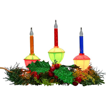 Christmas 3 Light Bubble Candle Lamps C7/E12 Base 5W