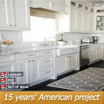 Exported to North-American wood kitchen cabinet