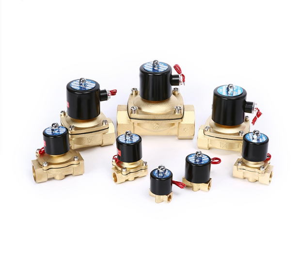 different sizes of 2w solenoid valves