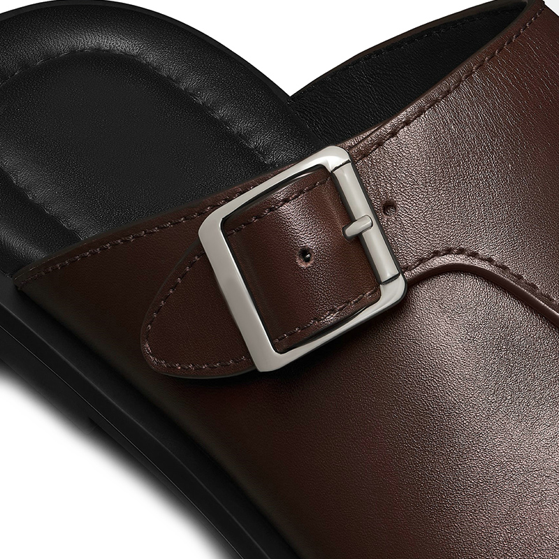 Trendy Men's Soft Leather Slippers