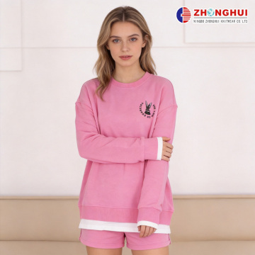 Fake Two Piece Long Sleeve T-shirt