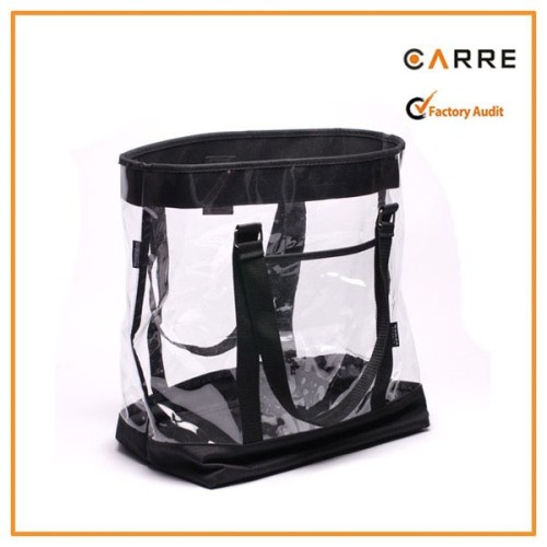 Transparent PVC clear makeup tote bag