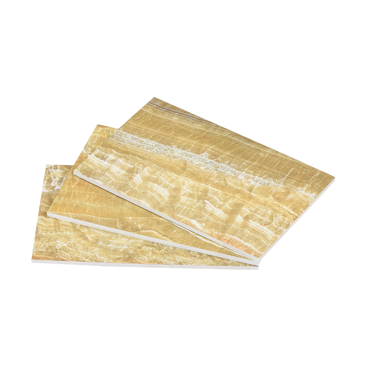 Panel compuesto de aluminio de textura de mármol de 4*8*8*