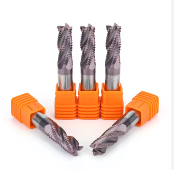 Customizable Solid Carbide Coated CNC End Mills for High-Speed Steel Cutting