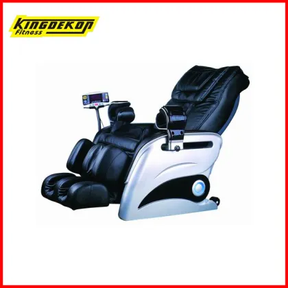 S shape massage chair black