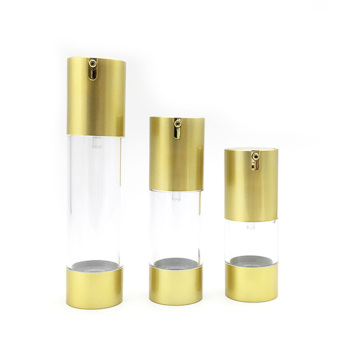 wholesale OEM logo printing 15ml 30ml 50ml plastic AS cosmetic airless face eye cream lotion pump bottle