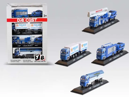 DIE CAST FREE WHEEL POLICE CAR