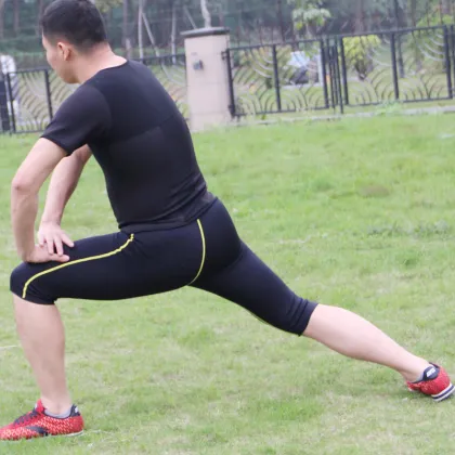 Hot sweat men use neoprene slimming body shaper