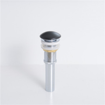 P-02 Long Pop up Drain with Water Transfer Ceramic Cover