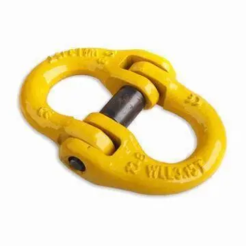 G80 Connecting Link, European Type, Yellow Painted, Rigging Hardware