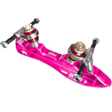 CNC Machined Aluminum Quad Skate Plate in Vibrant Colors