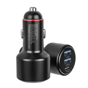 66W 3 Port Usb Portable Fast Car Charger