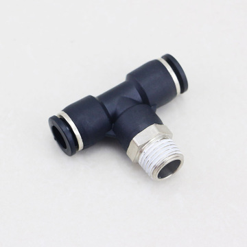 Elbow PB T Shape Tee Tube 3-Way Hose Nipple Connector