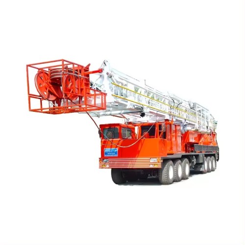 XJ550 (100T) Drilling e workover Rig Truck Molted Mobile