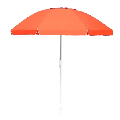 Promotional Beach Umbrellas: Orange Beach Umbrella & Sun Umbrella for Beach