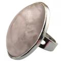 Гемемстоун овальный кольцо кольцо натуральное камень нерегулярный 25x30 мм кварцевый стеккабельный кольцо модного кольца