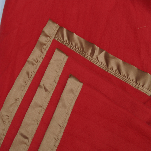 Satin Cover Edge Polar Fleece Filt