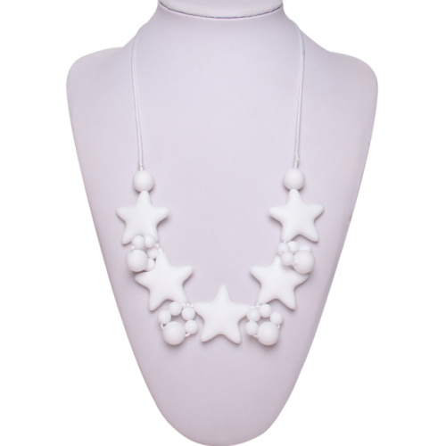 hot selling silicone baby teething necklace
