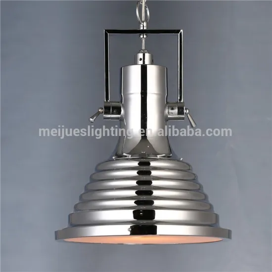American Rh Style Polished Chrome pendant lighting Led Industrial pendant light
