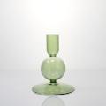 Nordic Mini Handle Colored Glass Candlestick Holder