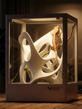 Cadre d'escalade pour reptiles en forme de vague imprimé en 3D
