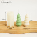 Chrismas tree candle mold for making