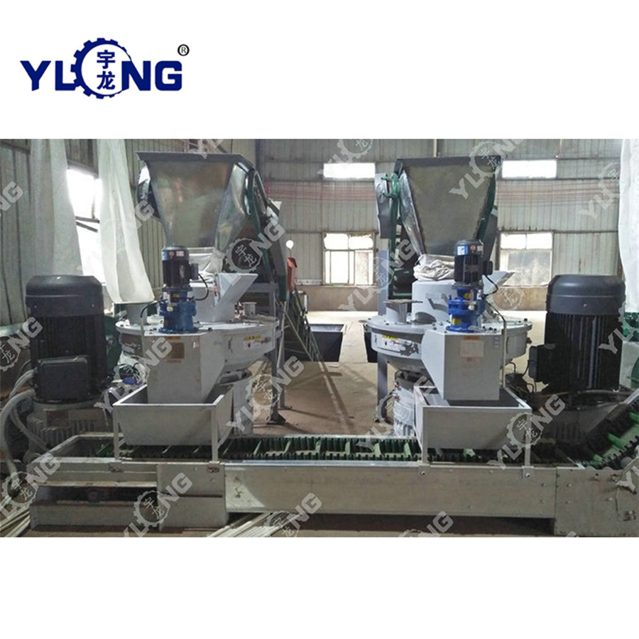 Wood pellet machinery production line