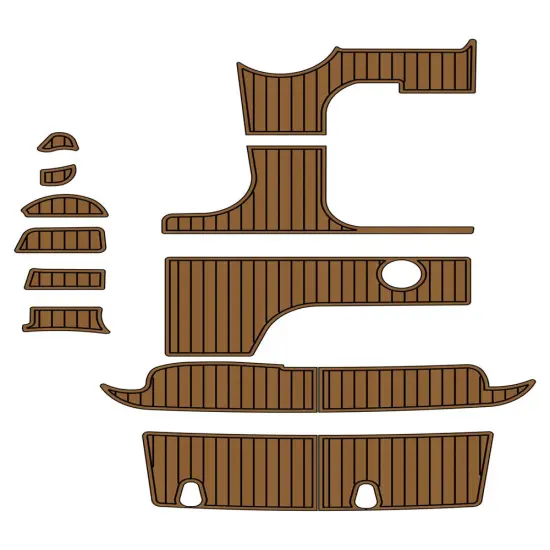 2001 Wellcraft 28 Martinque Swim Platform Boat Deck Flooring Adhesive