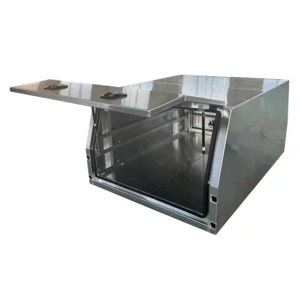 Custom Raw 1300mm aluminum ute canopy for 4X4WD