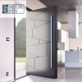 Modern Aluminum Villa Entrance Door Metal Pivot Door