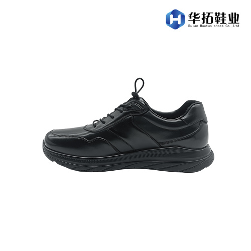 Baskets en cuir de tous les jours pour hommes, coupe de luxe