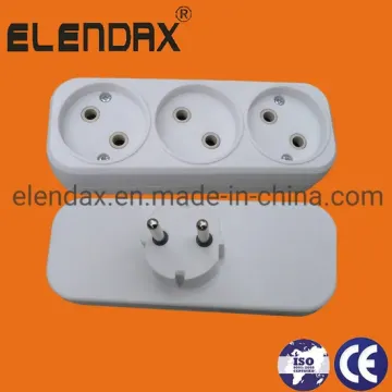 Steker Jack Gaya Eropa 2 Pin dengan P8803