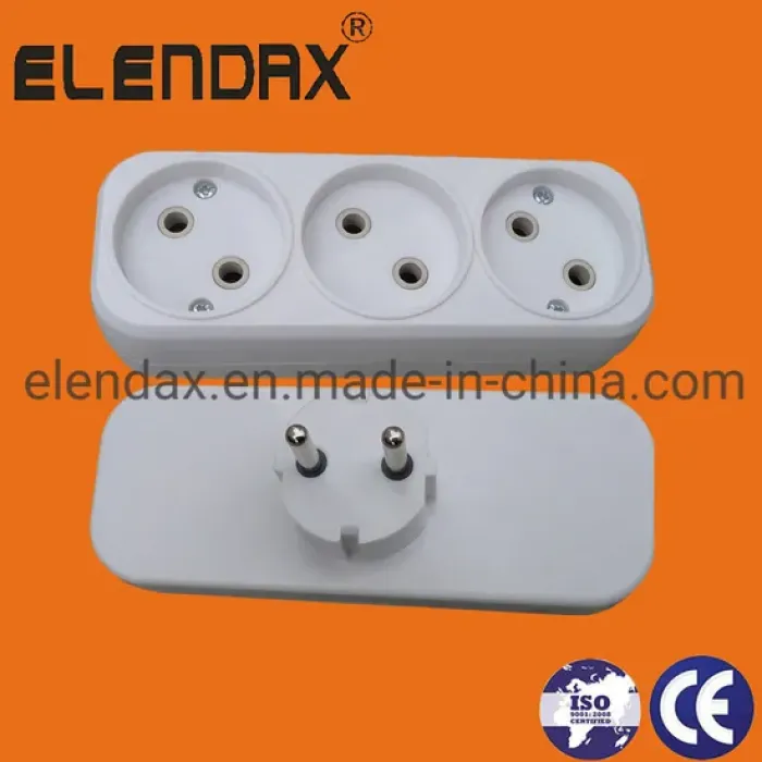 Steker Jack Gaya Eropa 2 Pin dengan P8803