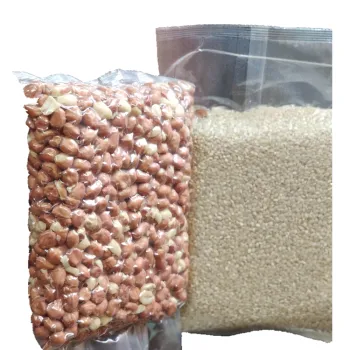 Vertical VFFS Continuous Automatic 1kg Brick Vacuum Rice Packing Machine